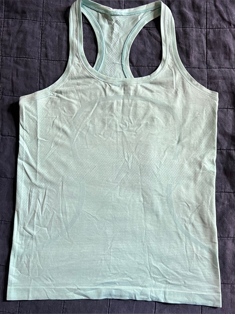 lululemon athletica Women’s Green Racerback Scoop Neck Stretch Tank Top 8